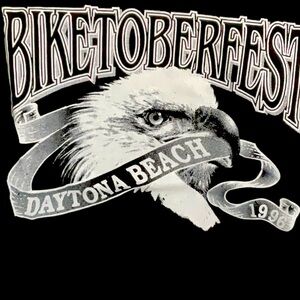 Biketoberfest Daytona Beach Graphic Tee 1996,